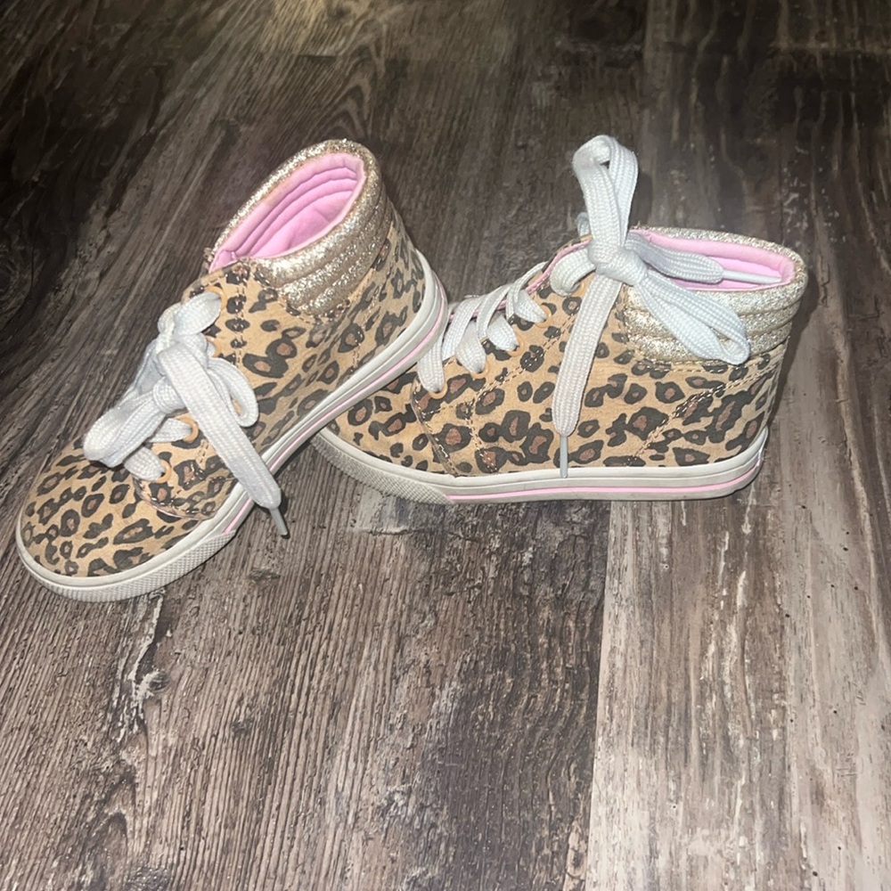 Cheetah print toddler shoes